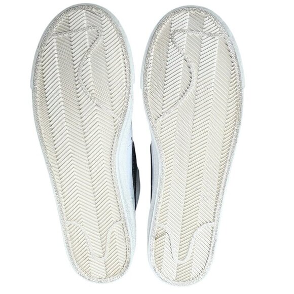 Nike Men's Blazer Mid '77 Vintage Hi Tops Sneakers Men’s 8.5 White Black Leather - Picture 6 of 13